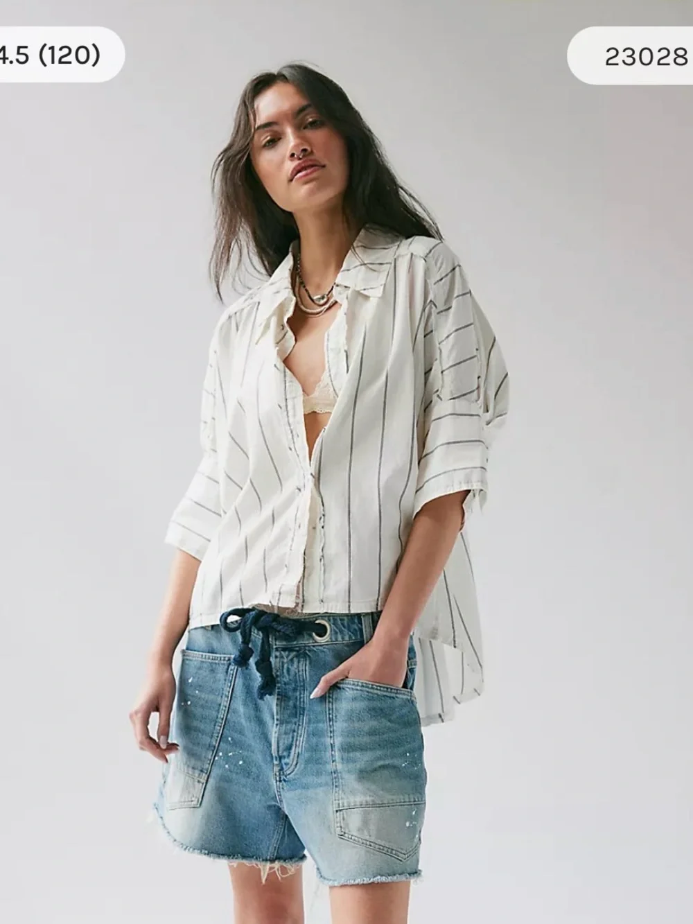 Free people We The Free Moxie Barrel Shorts. NWT. Timeless blue